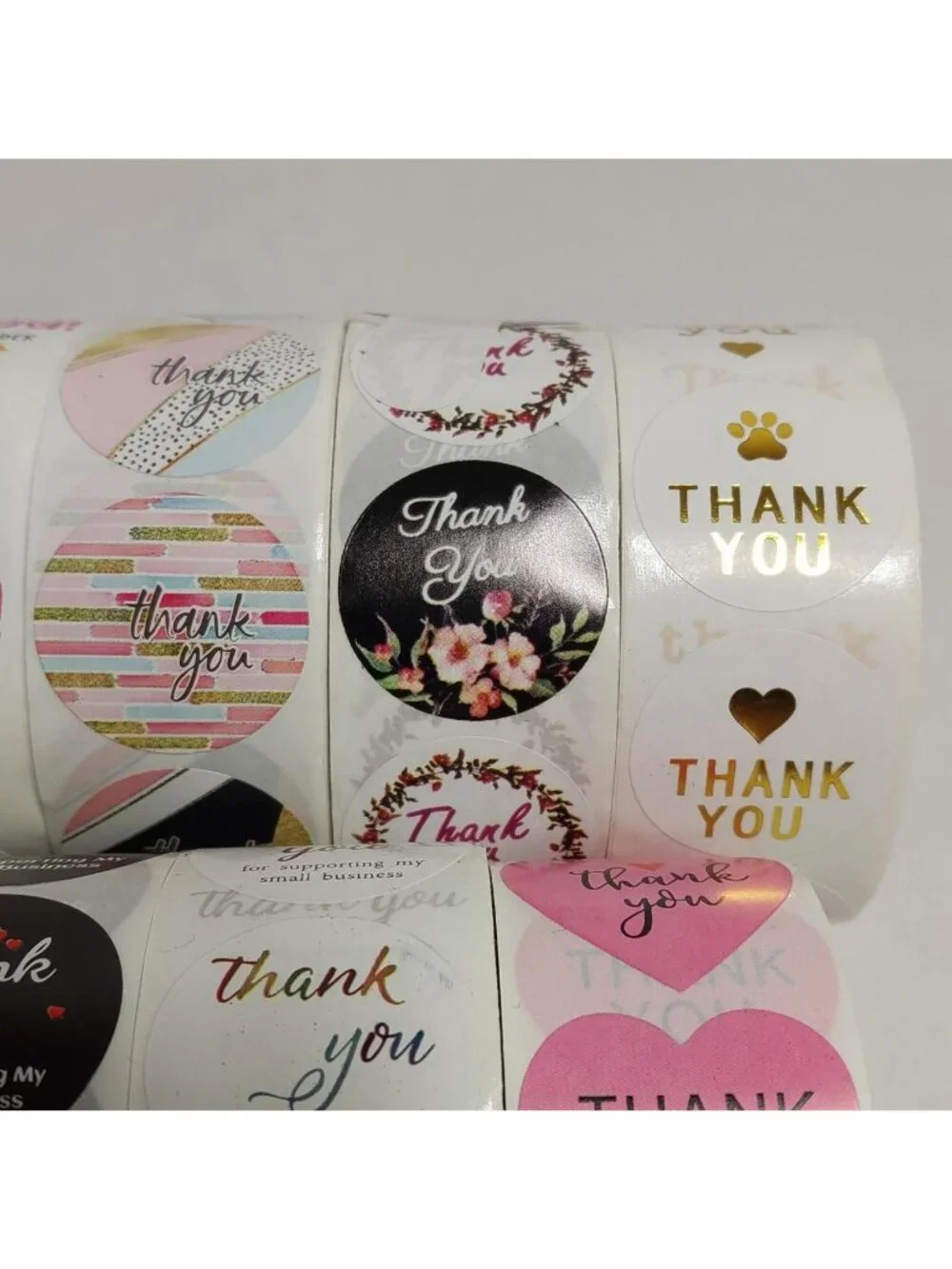 Thank You Stickers 10 Rolls